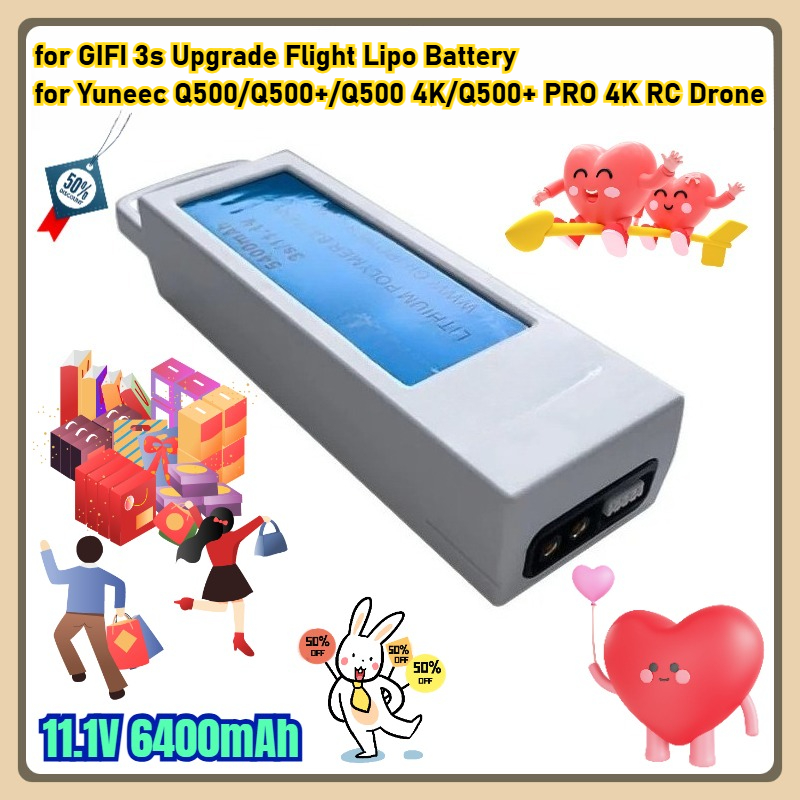 11.1V 6400mAh for GIFI 3s Upgr - Drone Battery 3S review and price